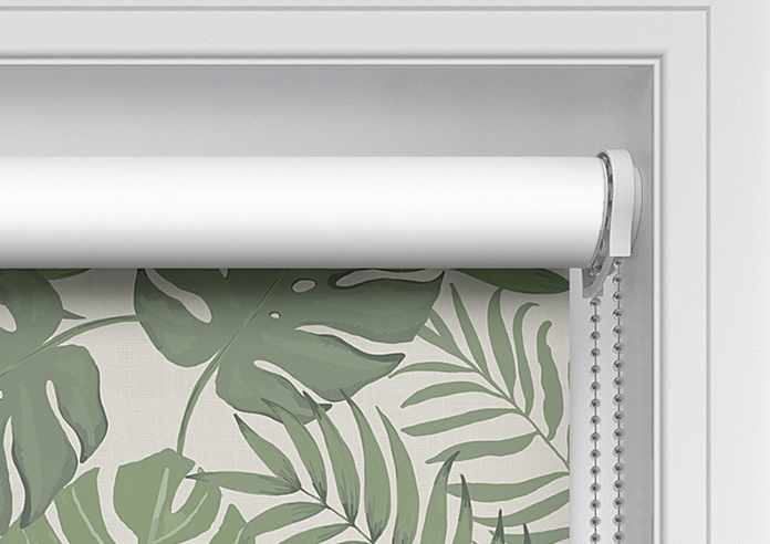 Lush Palms, Grey - Twist&Fit Roller Blind - Image 11